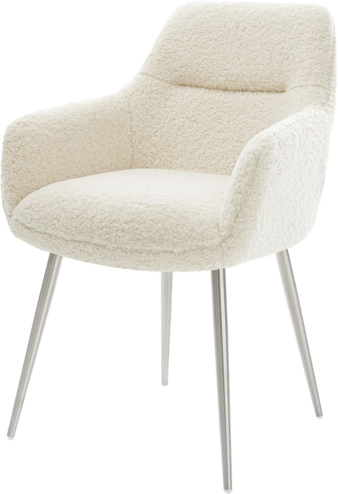 DELIFE Polsterstuhl Pejo-Flex, 4-Fuß konisch Edelstahl günstig online kaufen