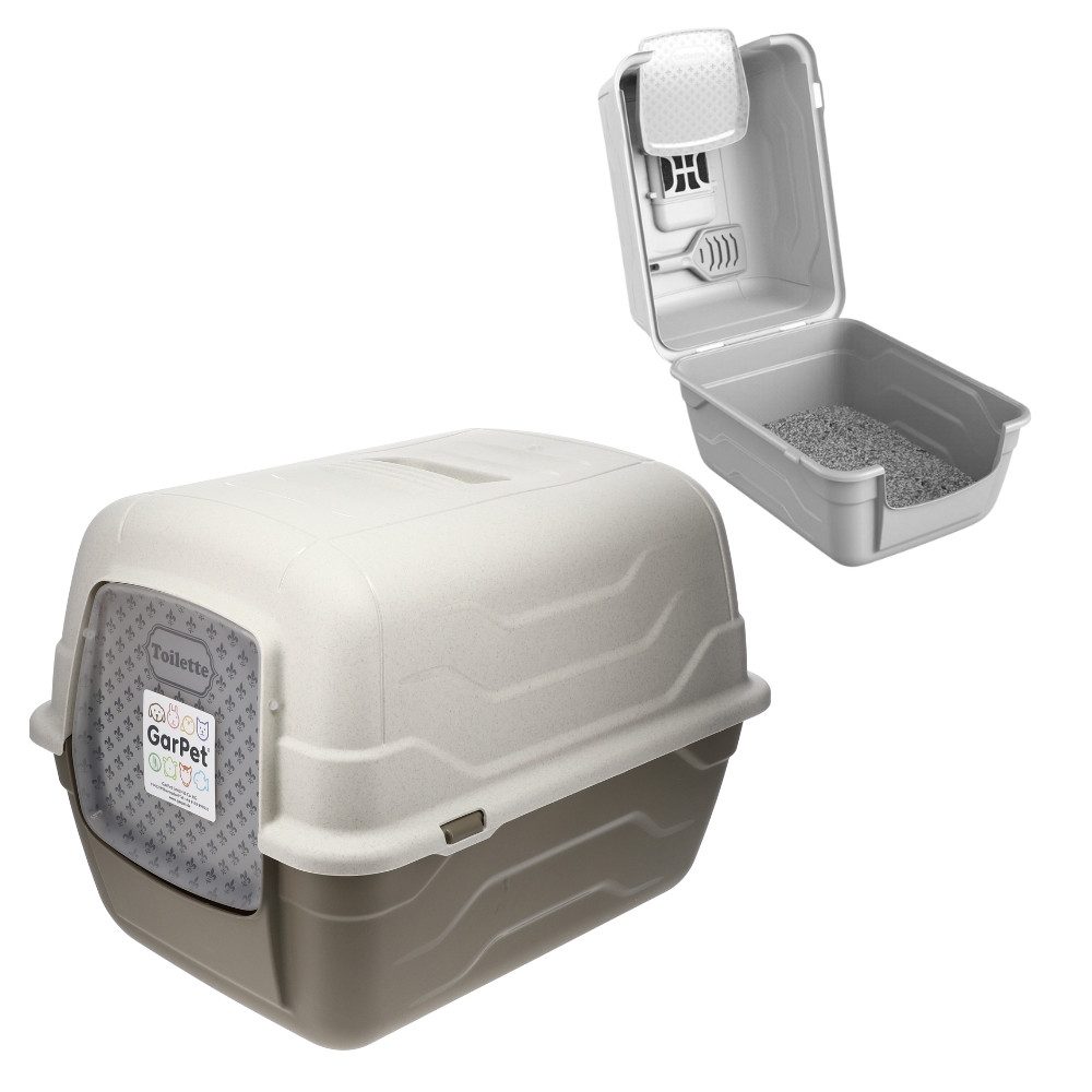 GarPet Katzentoilette GarPet Katzenklo mit Deckel - Haube kippbar - große X günstig online kaufen