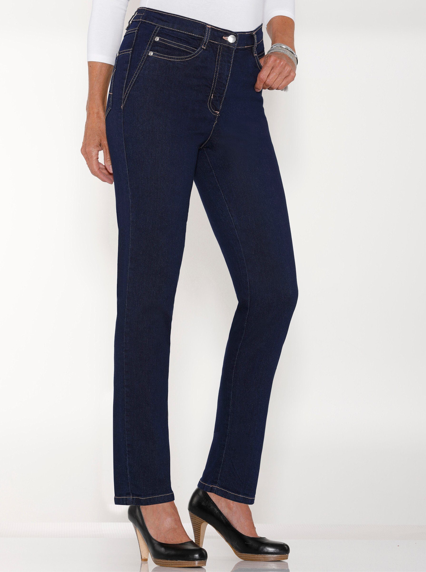 Sieh an! Bequeme Jeans 5-Pocket-Jeans