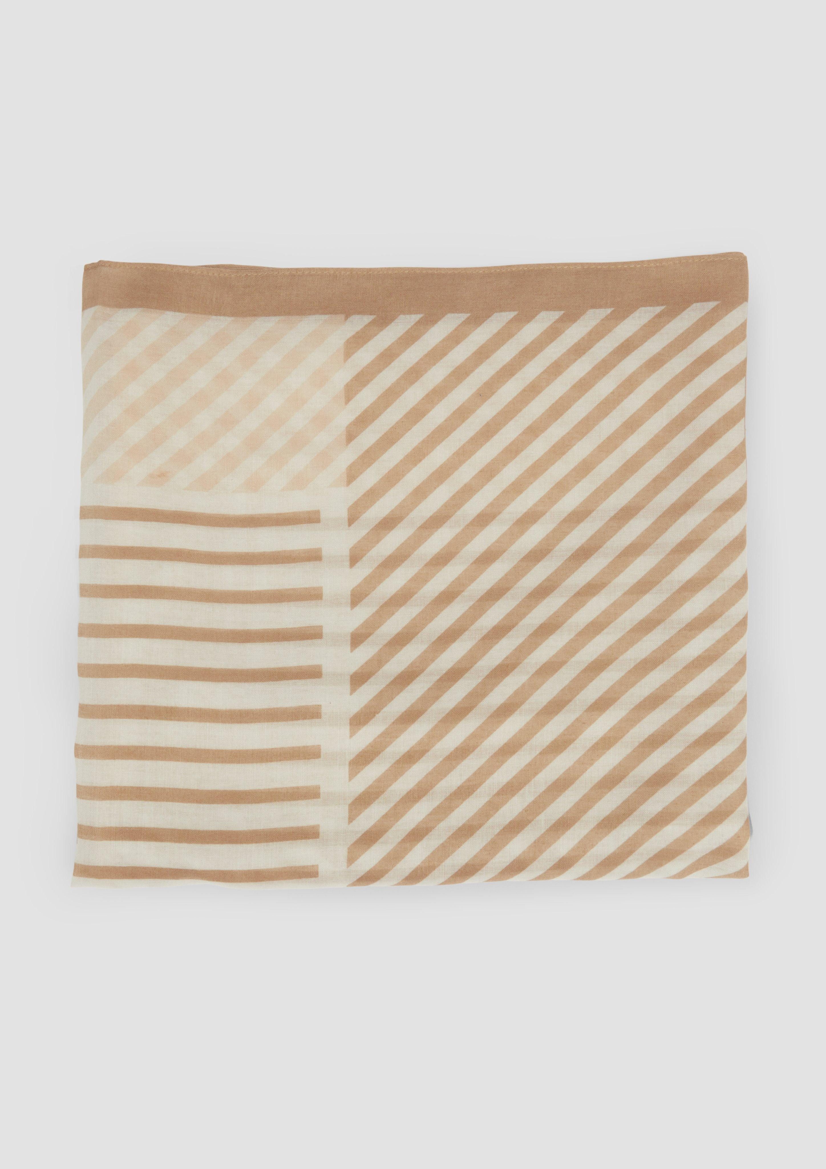 s.Oliver Halstuch Lässiger Loop-Schal mit All-over-Print, günstig online kaufen