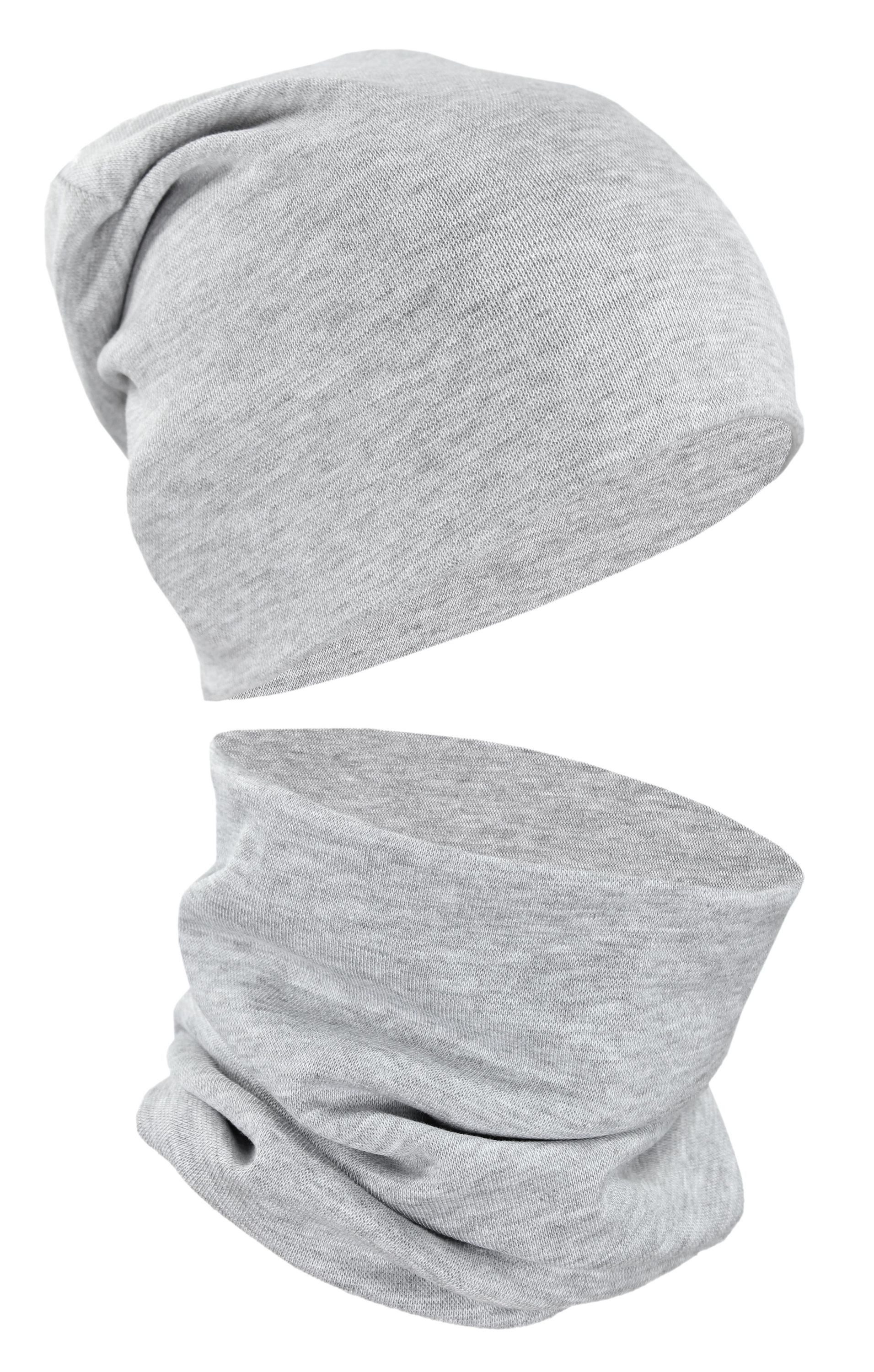 Alkato Beanie Alkato Unisex Beanie Mütze und Schal Set Uni günstig online kaufen