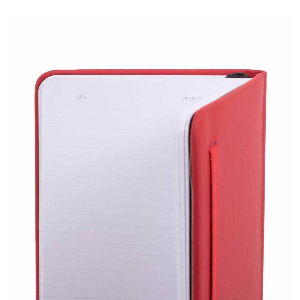 Piquadro Schreibmappe - Notizbuch liniert red DIN A6 (1-St)