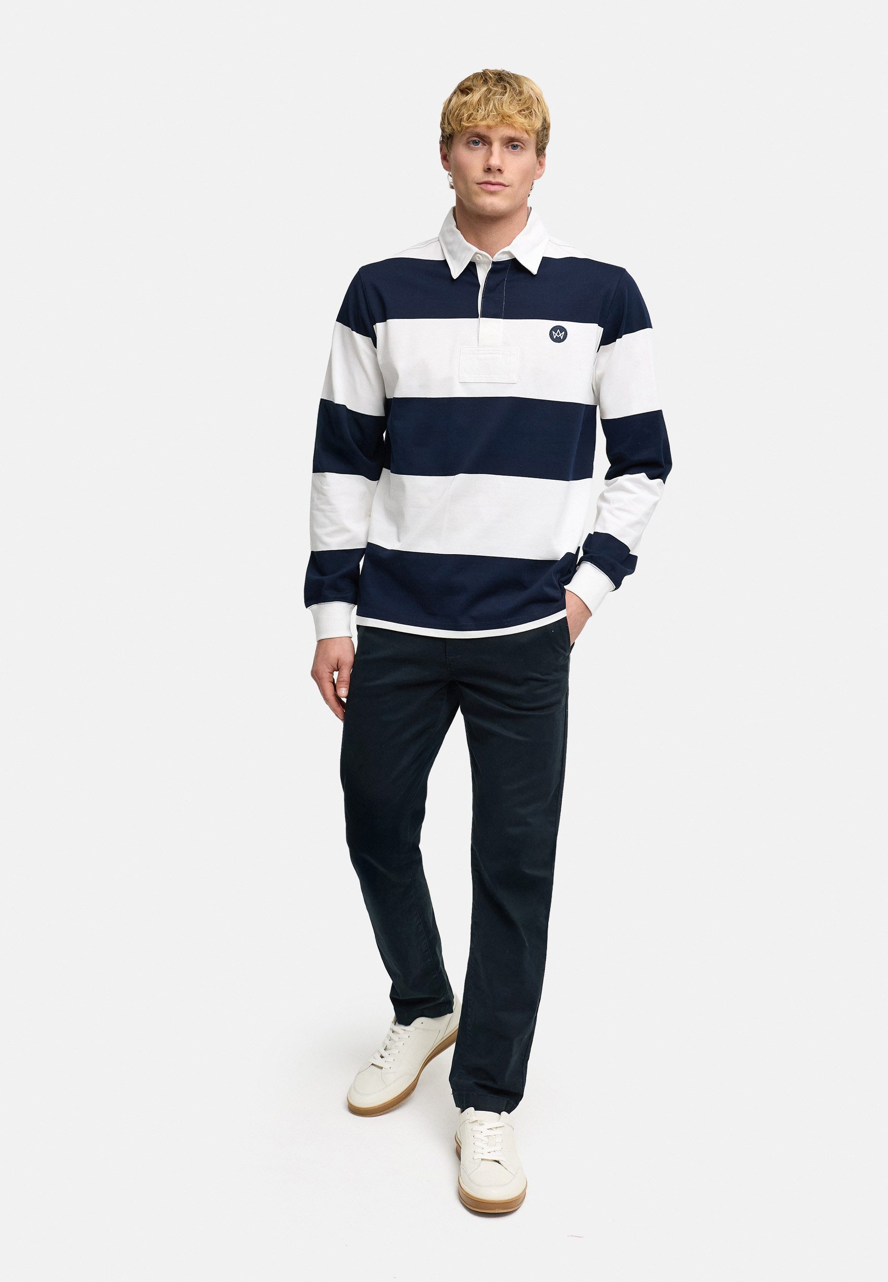 Kronstadt Langarm-Poloshirt KSLark polo sweat – Bild 5 von 5