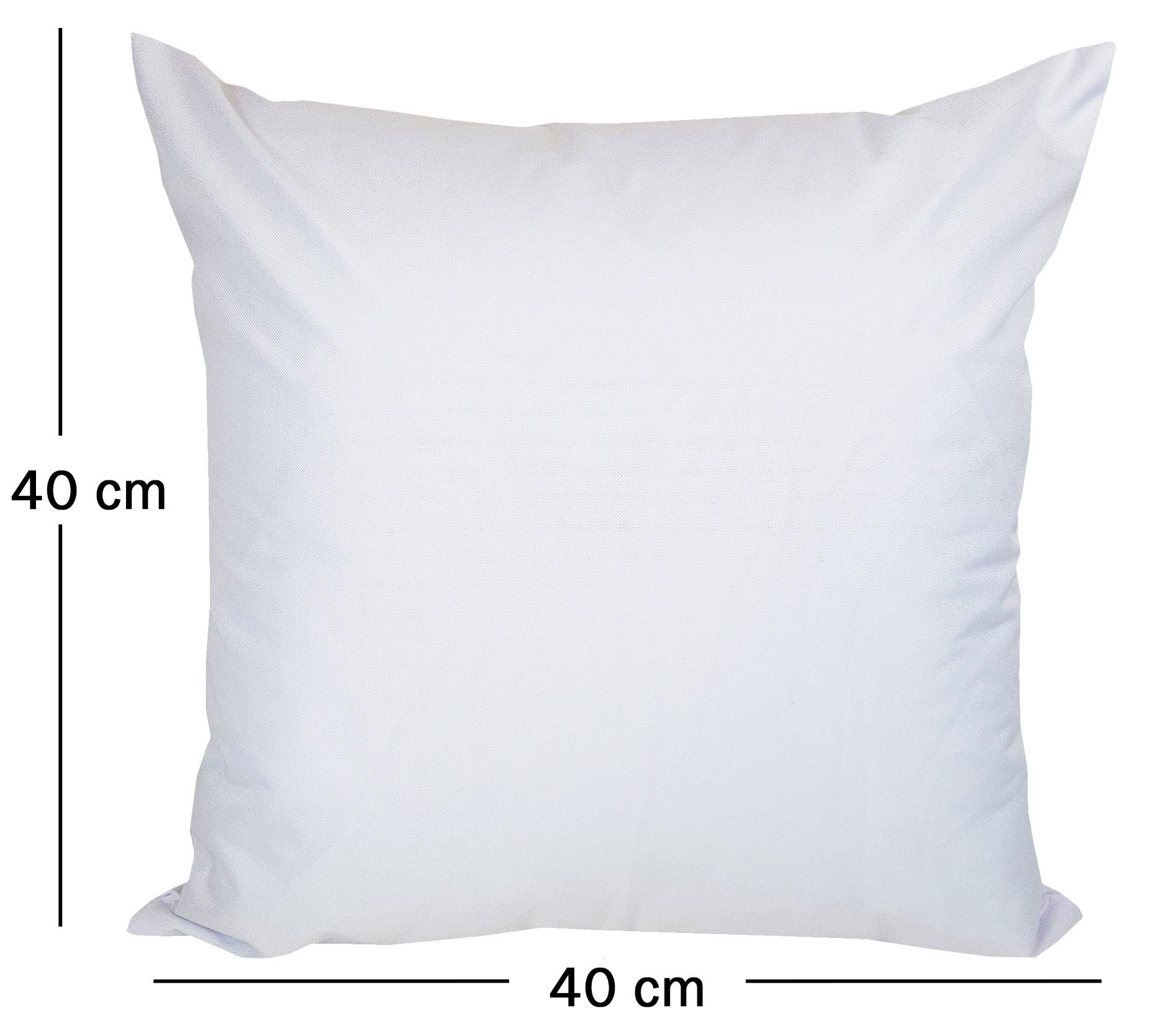 JACK Dekokissen 40x40cm Outdoor Lounge Kissen inkl. XXL Füllung Sitzkissen, starke Füllung, Robust, Strapazierfähig, Wasserabweisend, Innen&Außen