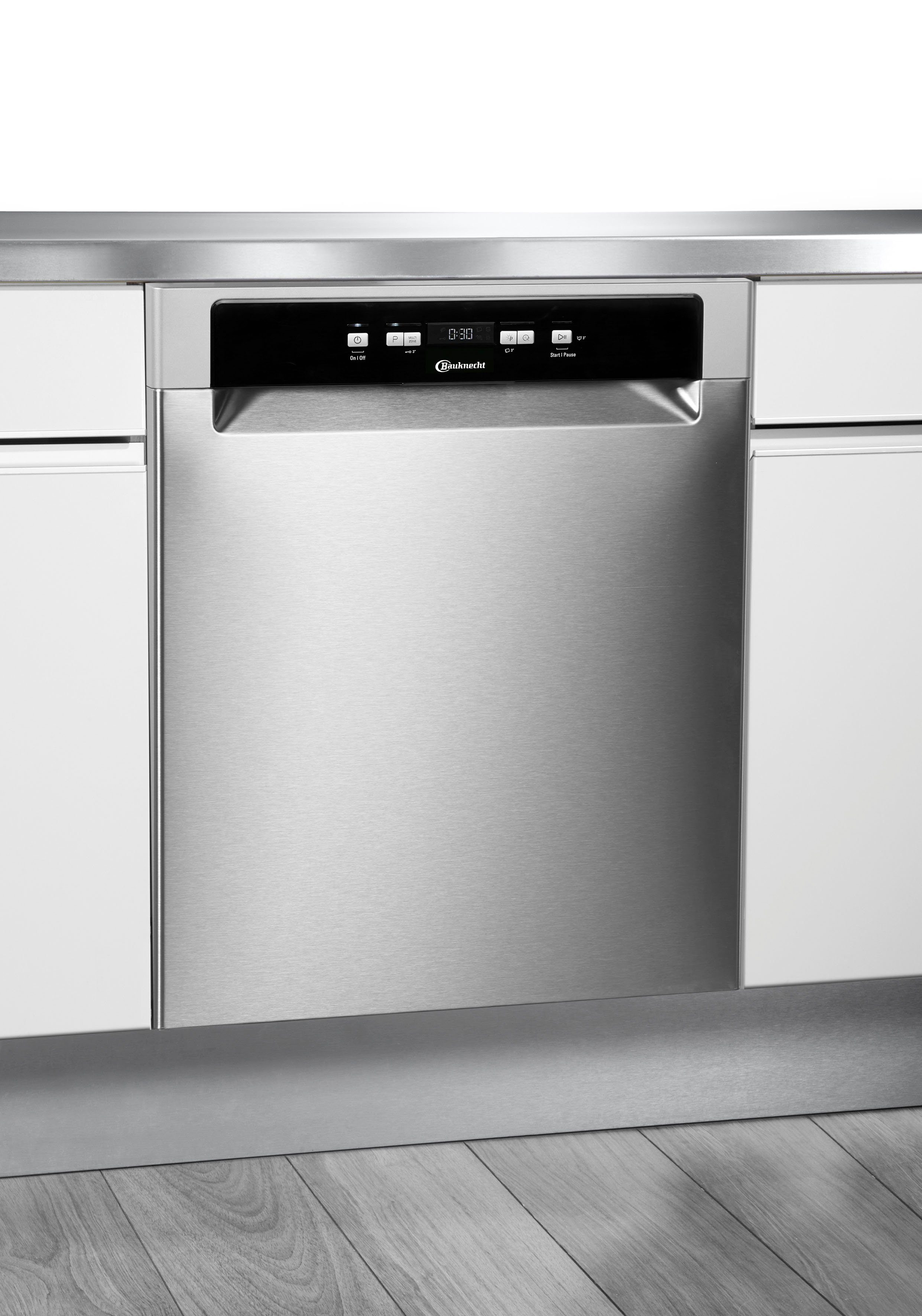 BAUKNECHT Unterbaugeschirrspüler OBKUC 3C26 F X (2), 14 Maßgedecke, ActiveDry – automatische Türöffnung für perfekt getrocknetes Geschirr
