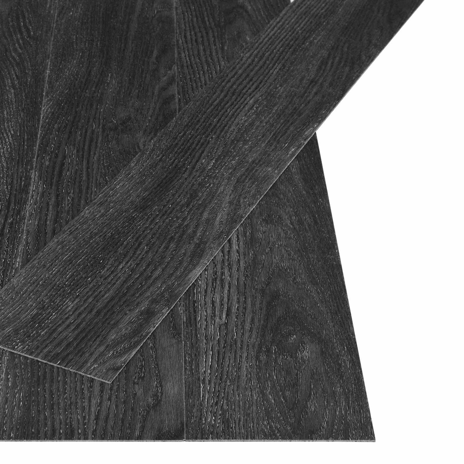 vidaXL Vinyllaminat 4,46 mÂ² Selbstklebende Bodenbelagsdiele 32er Set Anthrazit 4,46 m² Vi