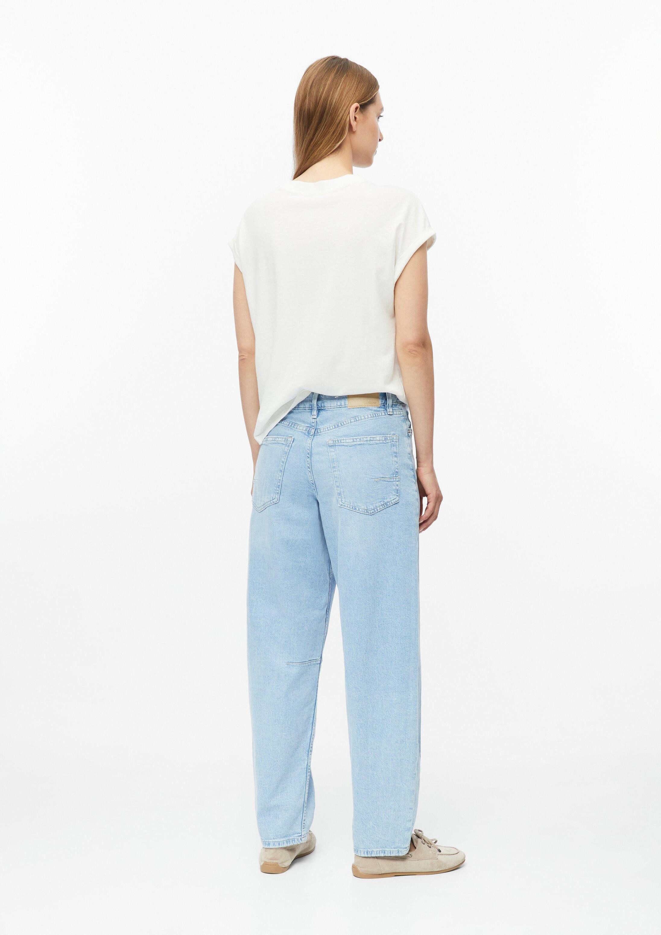 s.Oliver Weite Jeans Jeans-Hose s.Oliver x Heidi Klum: Ankle-Jeans / Barrel Fit / High Rise – Bild 3 von 5