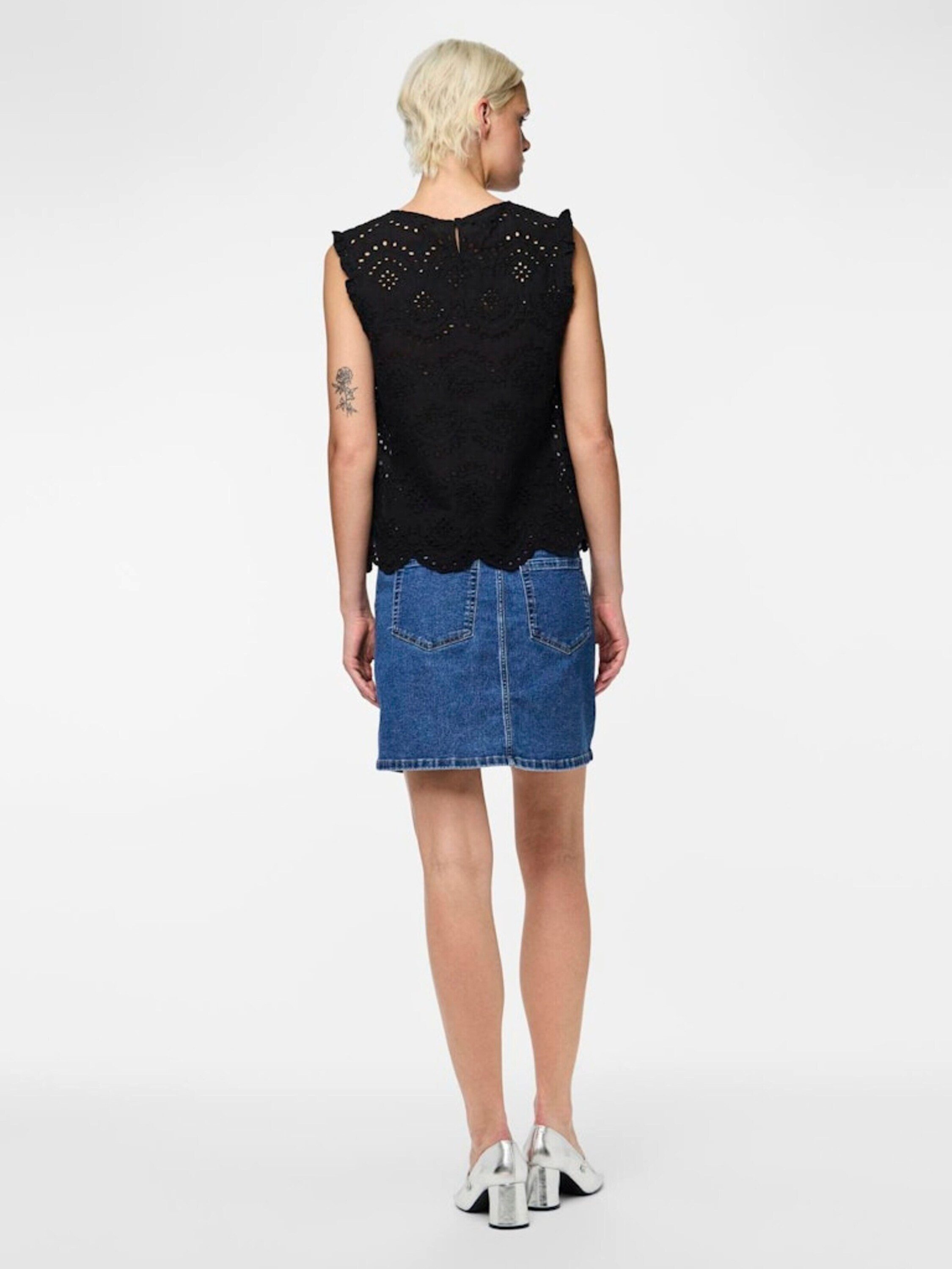 pieces Funktionsbluse PCVILDE (1-tlg) Lochmuster günstig online kaufen