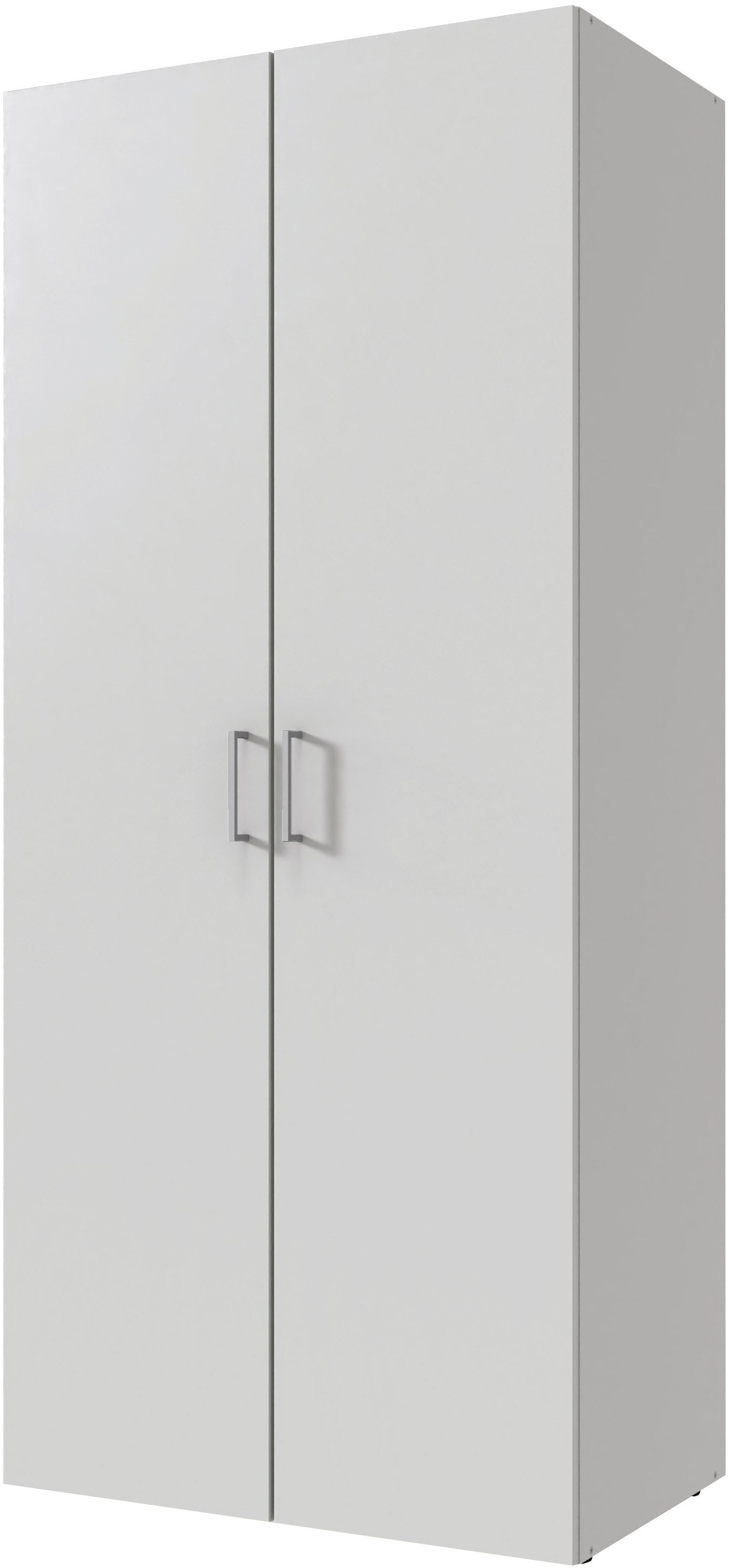 Wimex Kleiderschrank Mugano,in 8 Breiten,3 Höhen,2 Tiefen, viele Farben, Made in Germany (in Basic oder Premium Ausstattung) mit langen oder kurzen Griffen aus Metall, mit oder ohne Spiegel