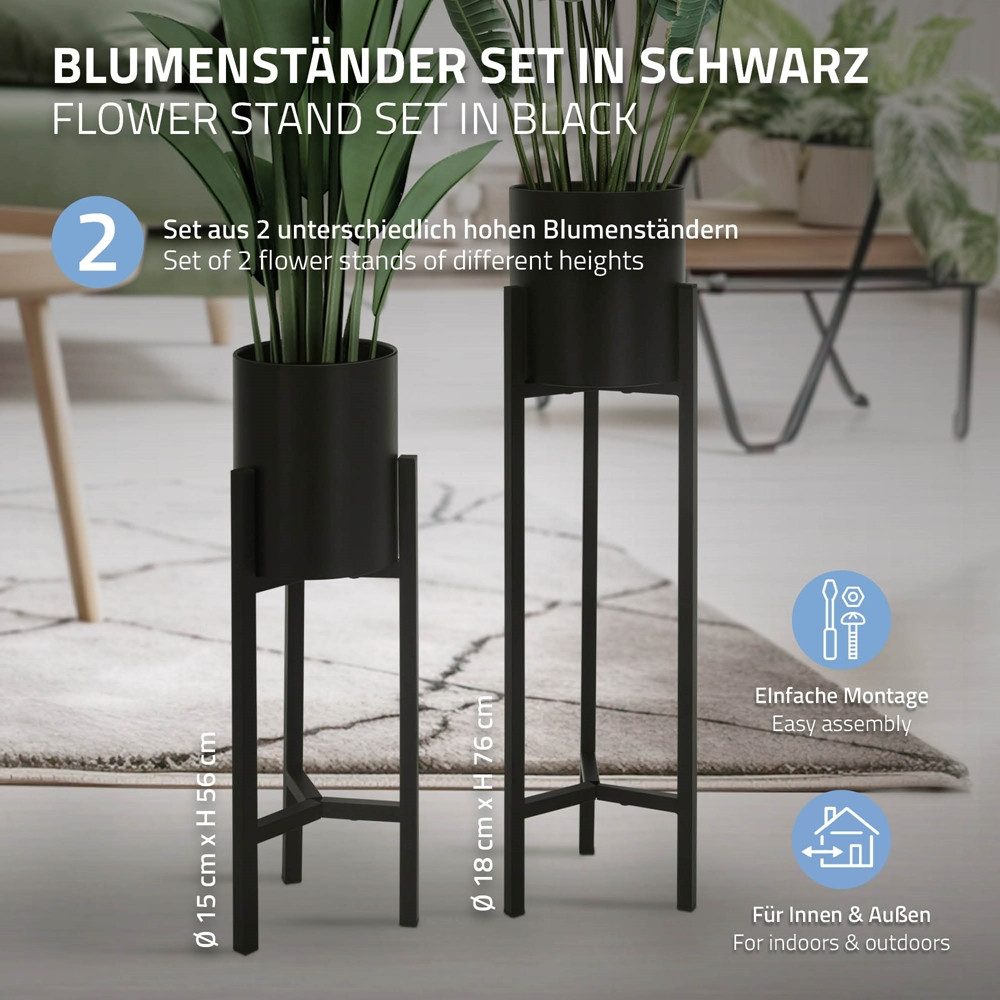 ML-Design | 2er-Set Pflanzenständer Gabby günstig online kaufen