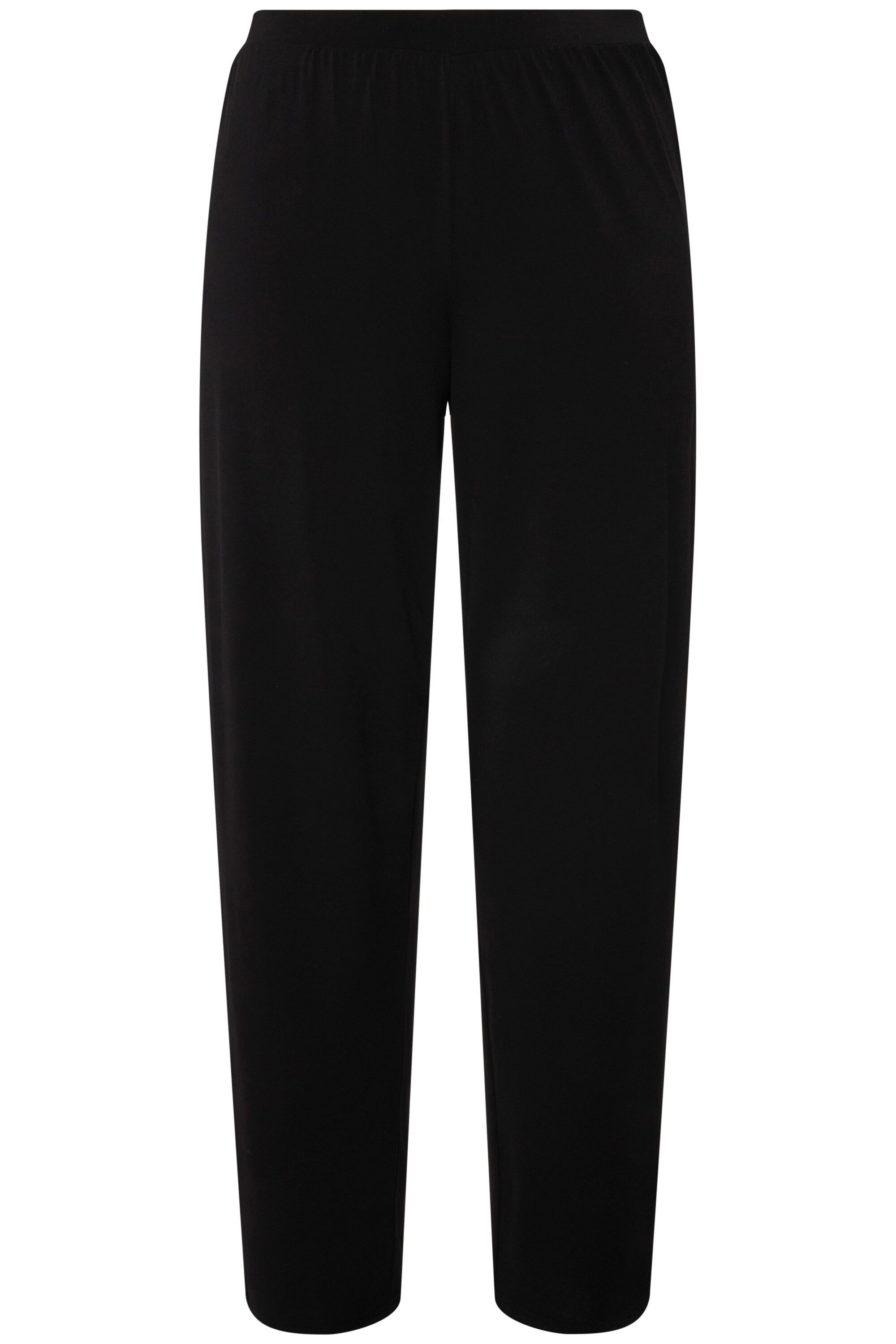 Ulla Popken Schlupfhose Jerseyhose elastischer Bund bis Gr. 66/68 günstig online kaufen