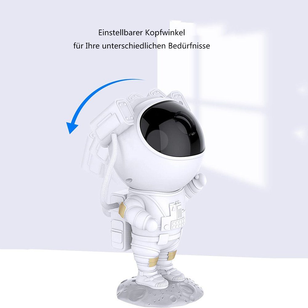 Projektor Fernbedienung GelldG Astronaut Nachtlicht Nachtlicht Timer mit und 360 Grad