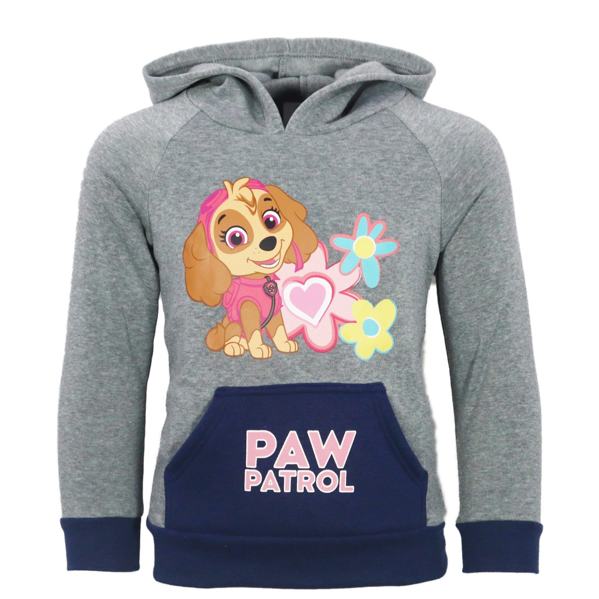 PAW PATROL Kapuzenpullover Paw Patrol Skye Kinder Hoodie Pullover Gr. 92 - 116