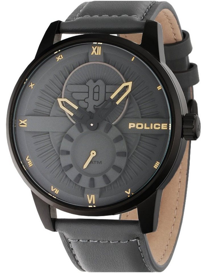 Police Quarzuhr Police PEWJA2110101 Avondale Herrenuhr 48mm 5ATM