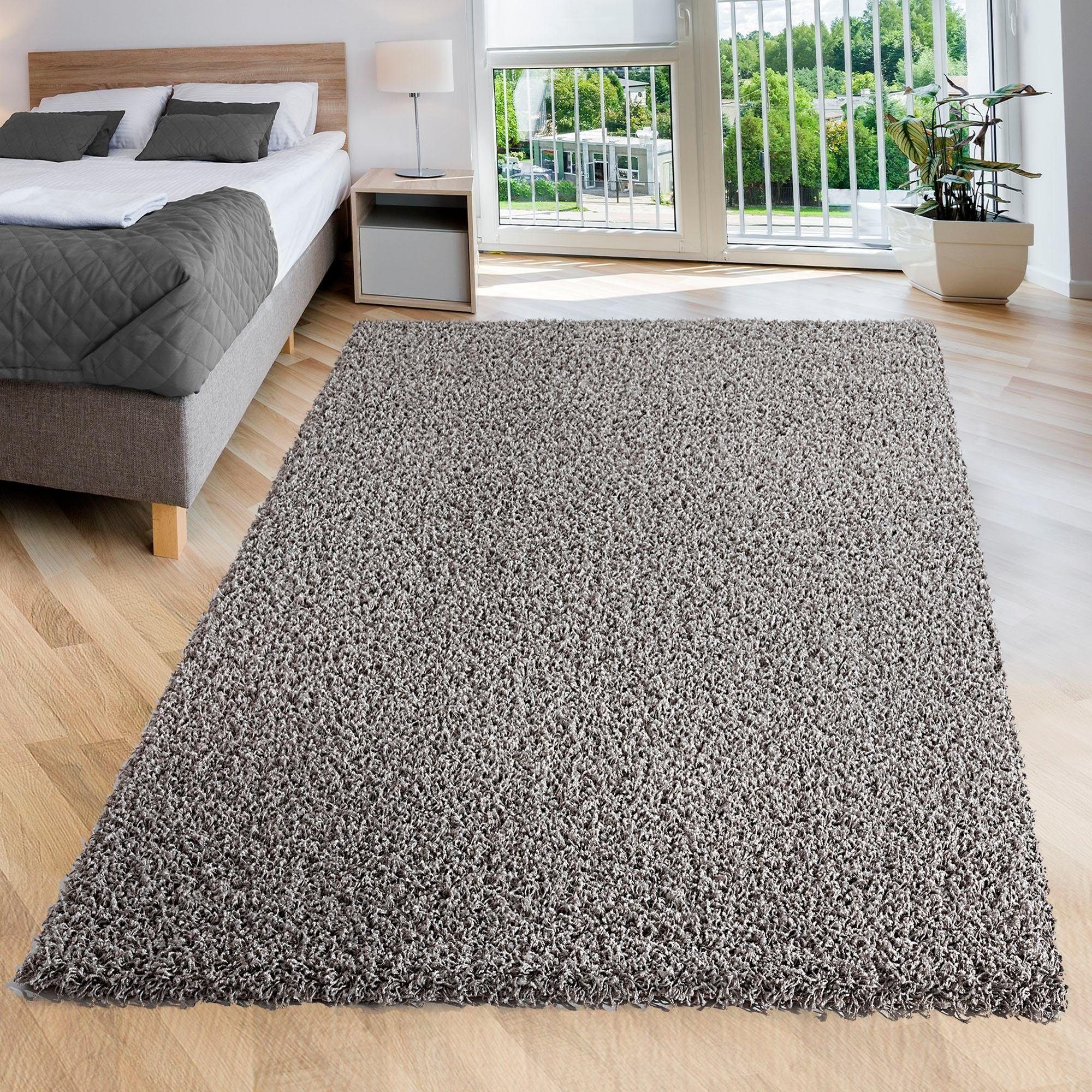Sanat Hochflor-Teppich LOCA, auch als Läufer und in Rund, rechteckig, Höhe: 30 mm, Wohnzimmer, Langflor, Shaggy, Schlafzimmer
