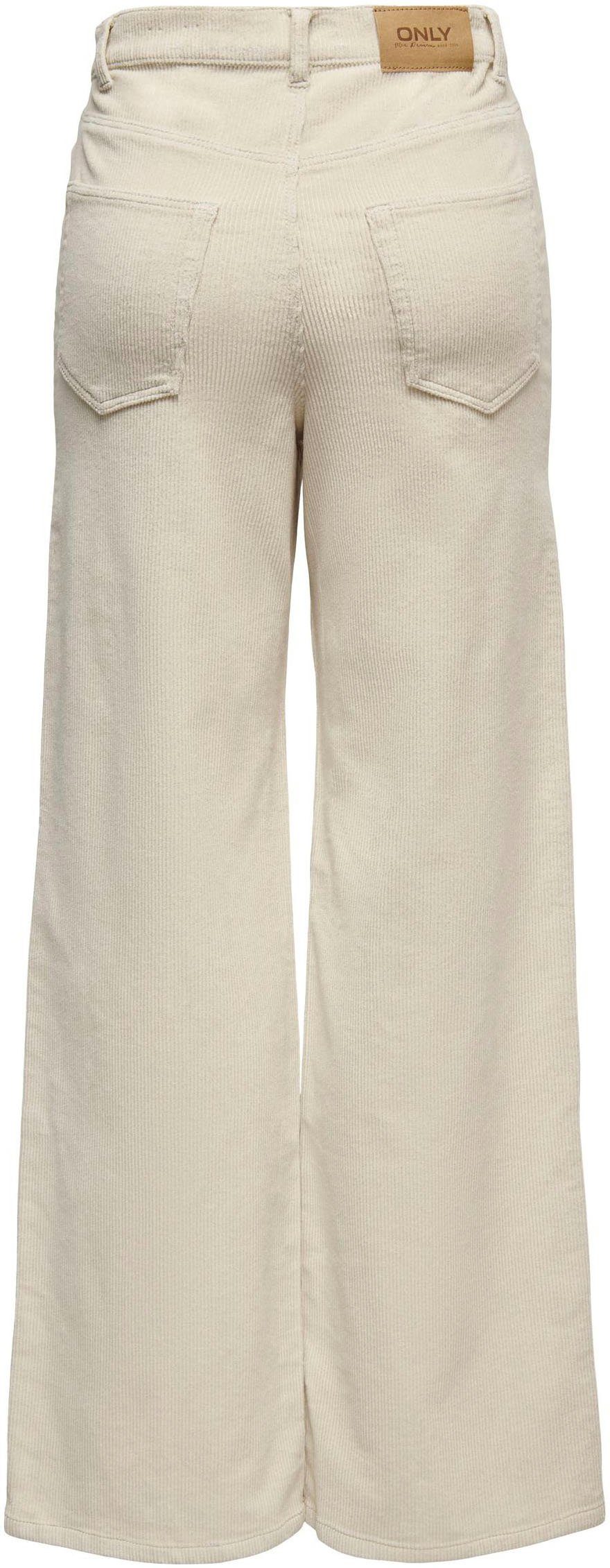 ONLY Cordhose ONLHOPE GLOBAL HW WIDE CORD PNT NOOS Baumwollmischung