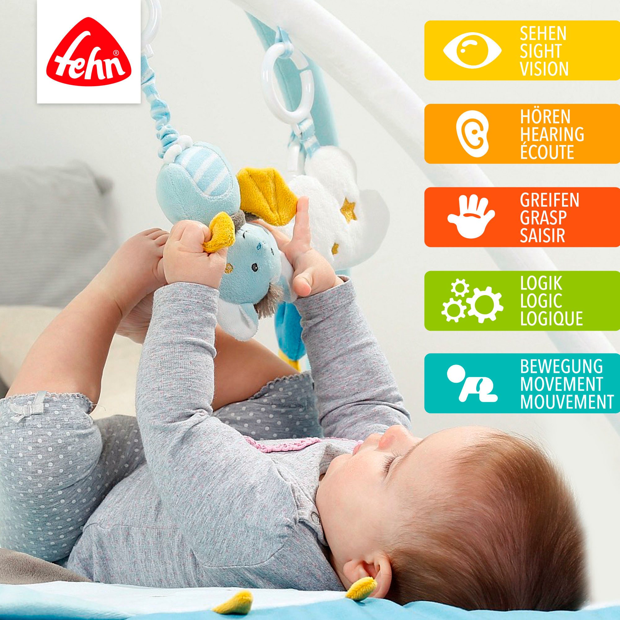 Fehn Spielbogen Little Castle, 3-D-Activity-Decke, mit Krabbeldecke günstig online kaufen