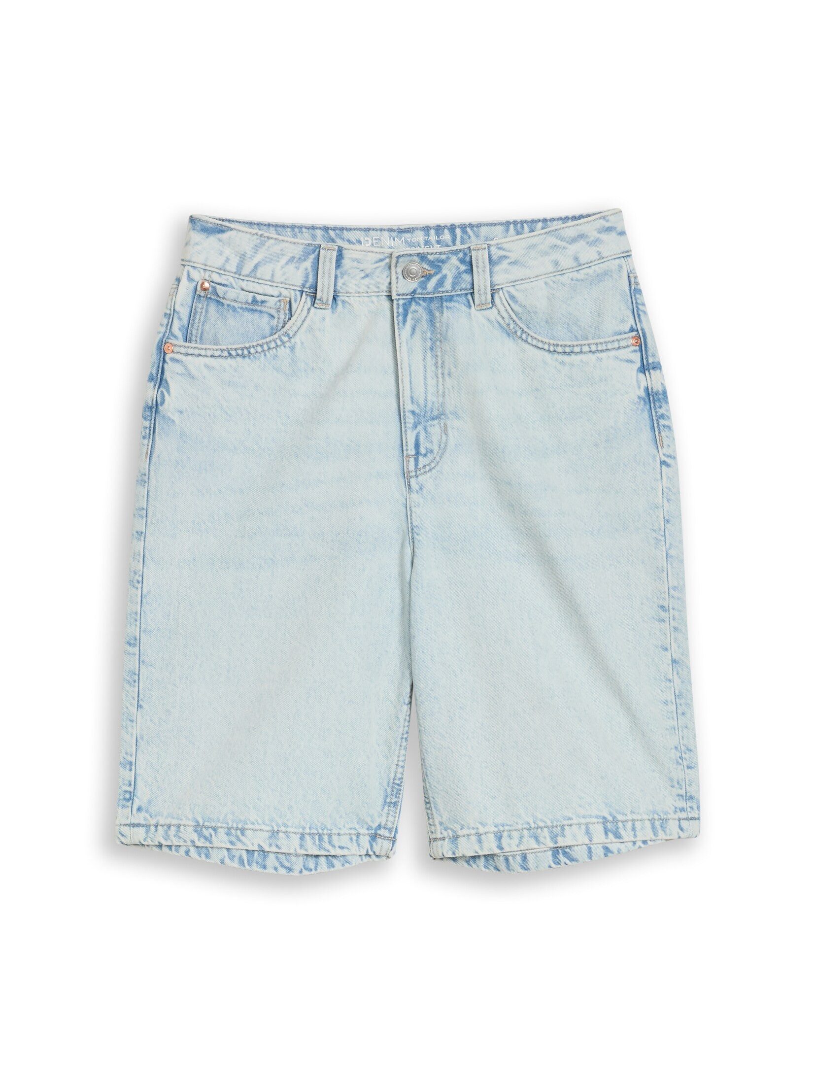 TOM TAILOR Denim Shorts Jeanshosen TTELIN STRAIGHT Bermuda Jeans Shorts