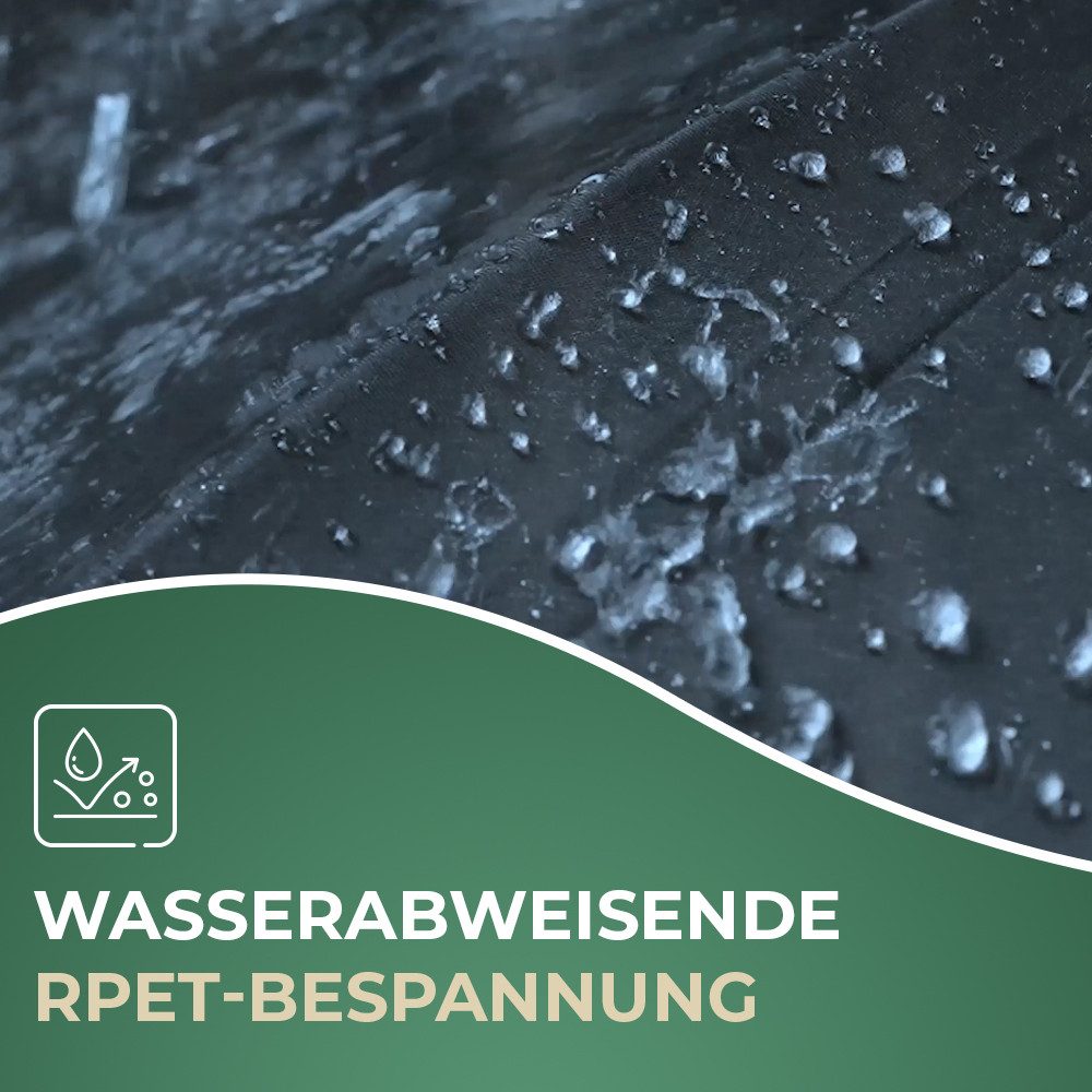 Langenberg Stockregenschirm LANGENBERG Stockschirm Sturmfest [Bambus], ☑ UNSERE EMPFEHLUNG