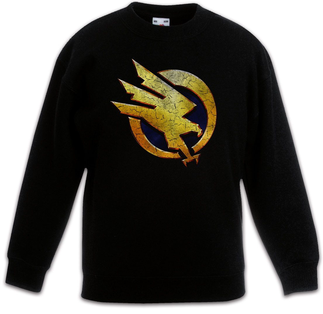 Sweatshirt Global Defense Initiative I Kinderpullover Command Logo Symbol Sign