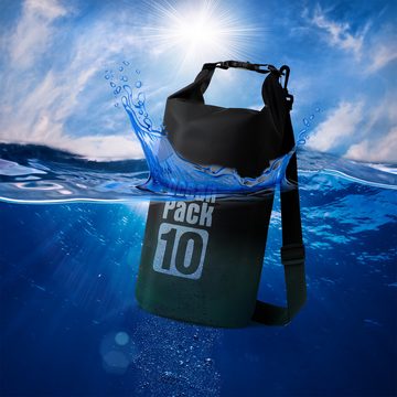 CALIYO Packsack Wasserdichte Tasche, wasserdichter Rucksack, robust und sehr leicht, ideal für Kajakfahren, Paddelsurfen, Wandern, Radfahren, Strand