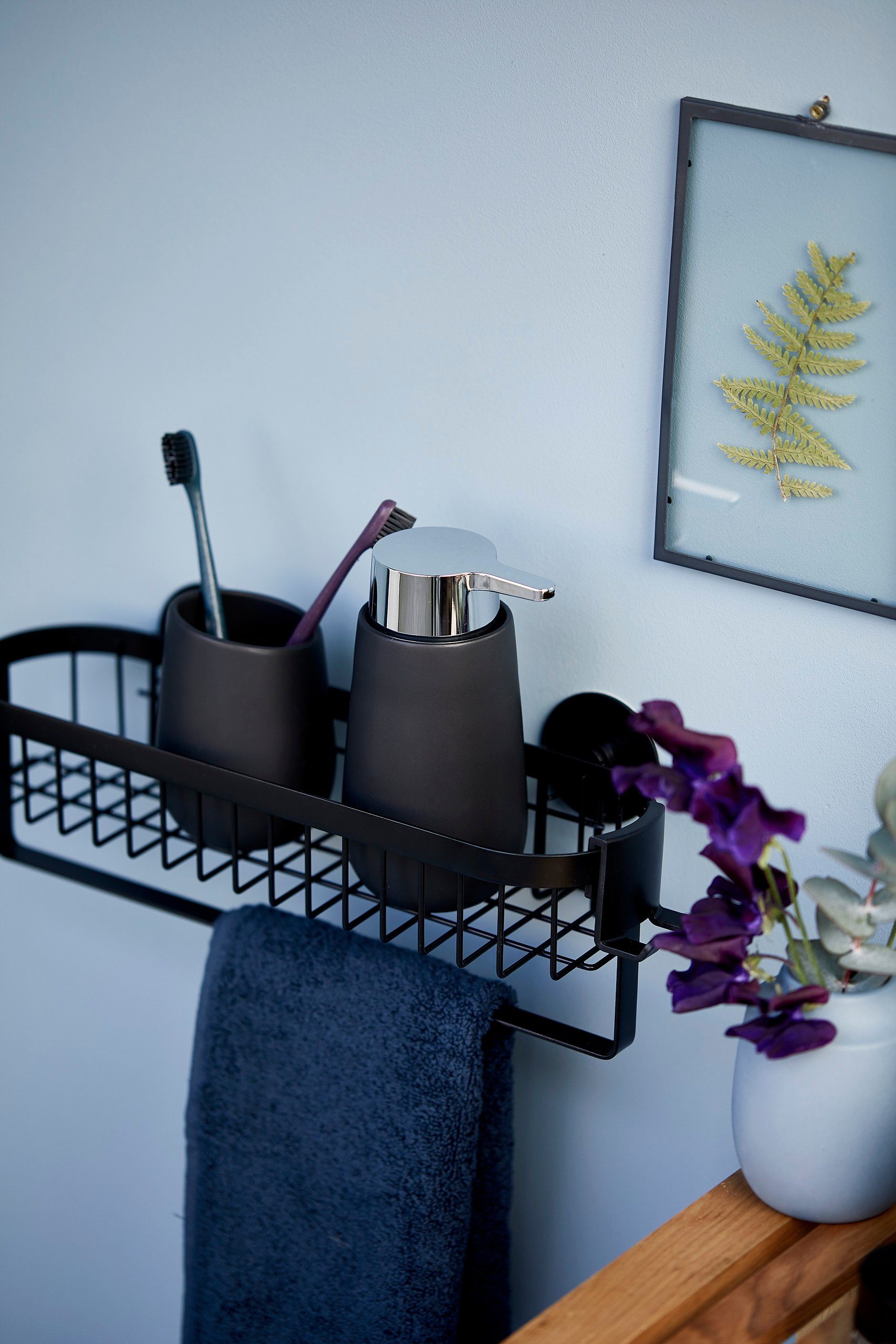 WENKO Seifenspender Badi, (1-tlg), Schwarz, Keramik, 320 ml günstig online kaufen