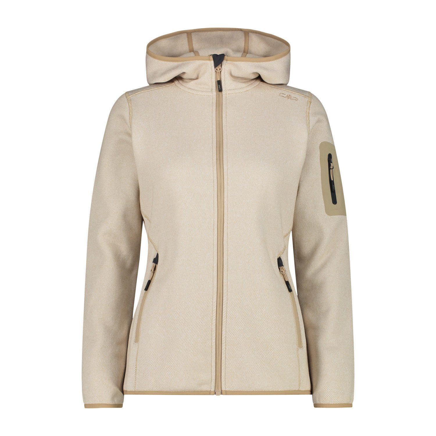 CMP Fleecejacke CMP Damen Jacke Knitted Melange Hoody 3H19826 günstig online kaufen