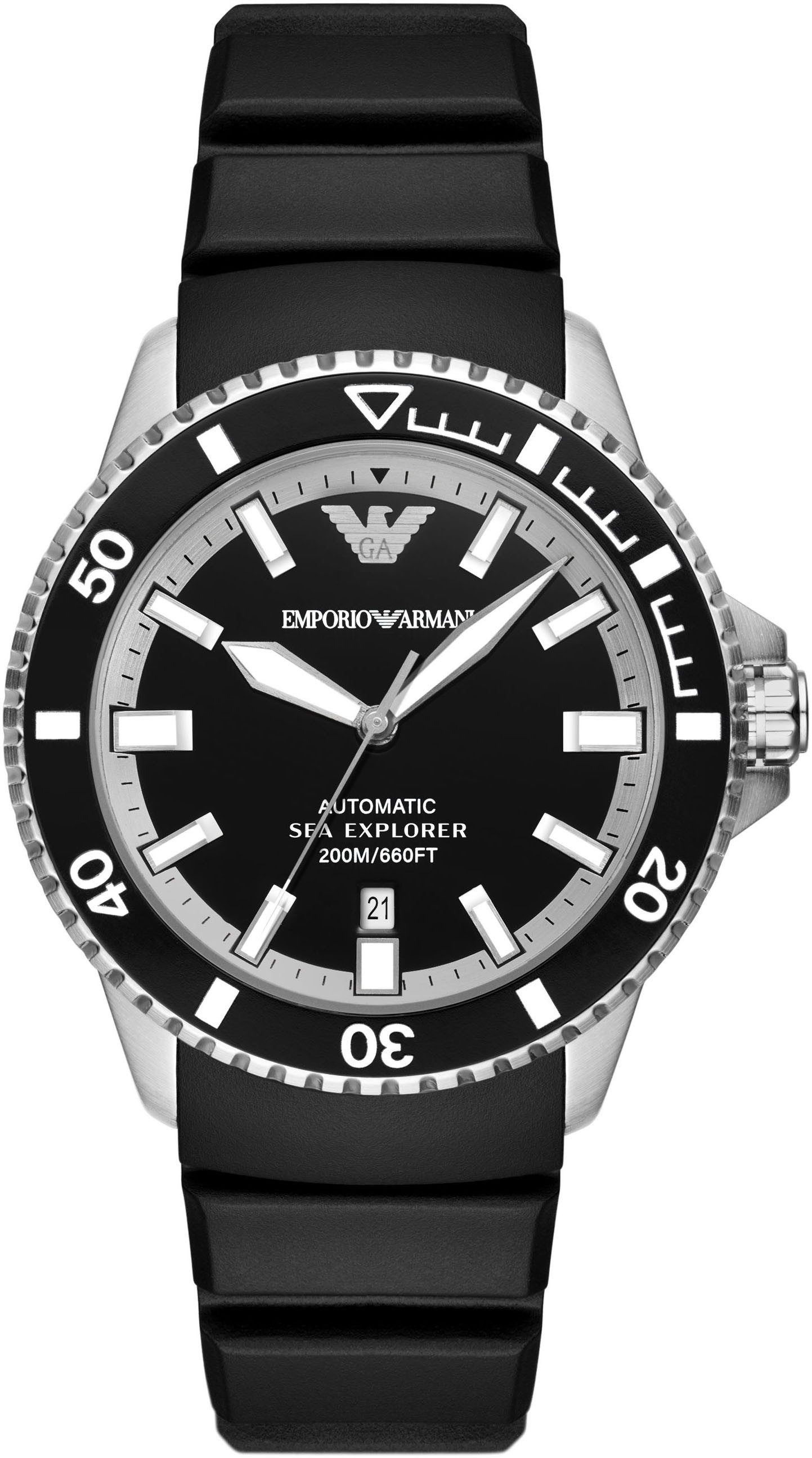 Emporio Armani Automatikuhr SEA EXPLORER AR60078, günstig online kaufen
