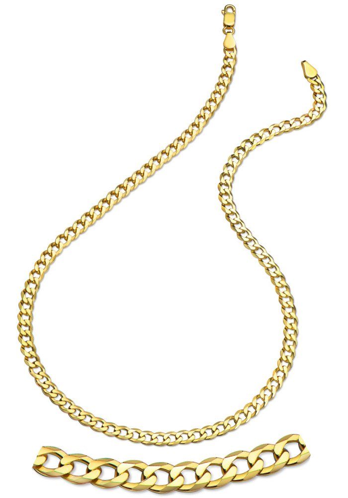 Firetti Kette ohne Anhänger Schmuck Geschenk Silber 925 Halsschmuck Halskette Panzerkette, Made in Germany
