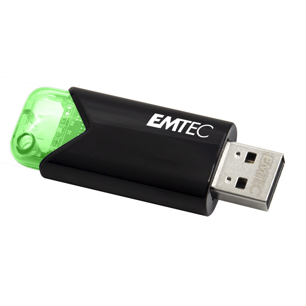 EMTEC EMTEC USB-Stick 64 GB B110 USB 3.2 Click Easy Green USB-Stick