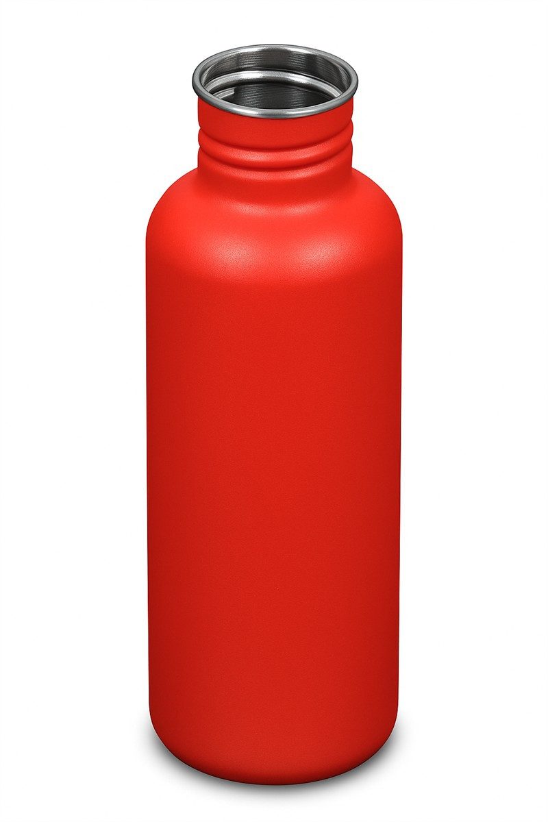 Klean Kanteen Trinkflasche Klean Trinkflasche 800ml Kanteen®Classic Tiger Lily Rot Ohne Deckel