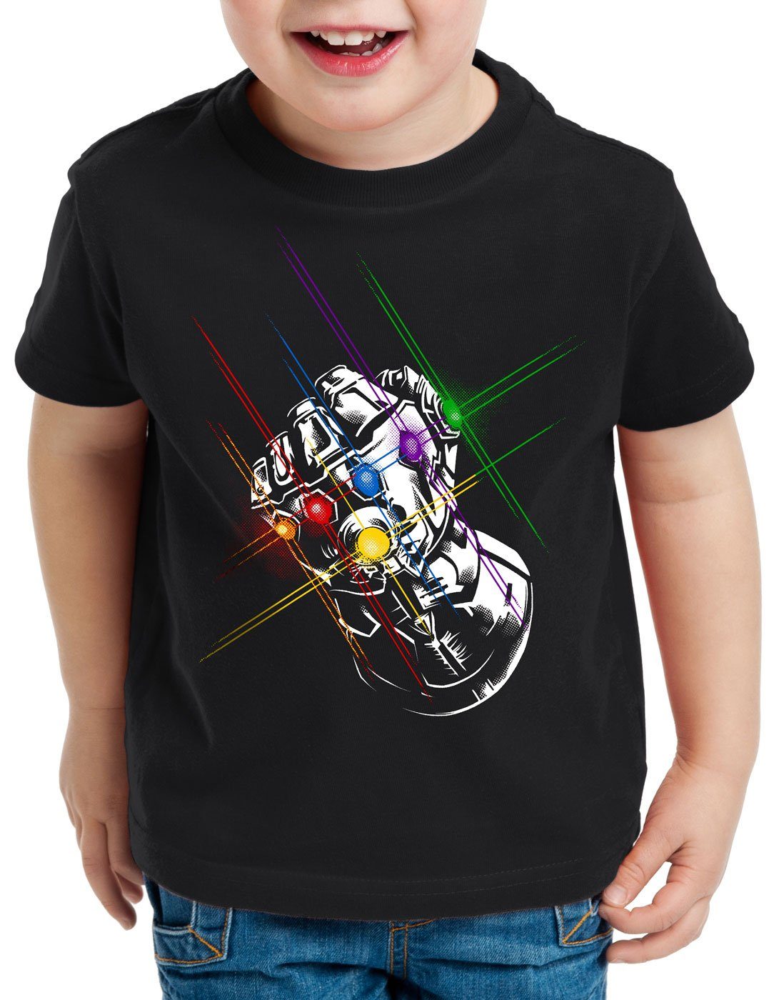 superheld für T-Shirt Fist Print-Shirt T-Shirt infinity style3 Kinder kino Thanos