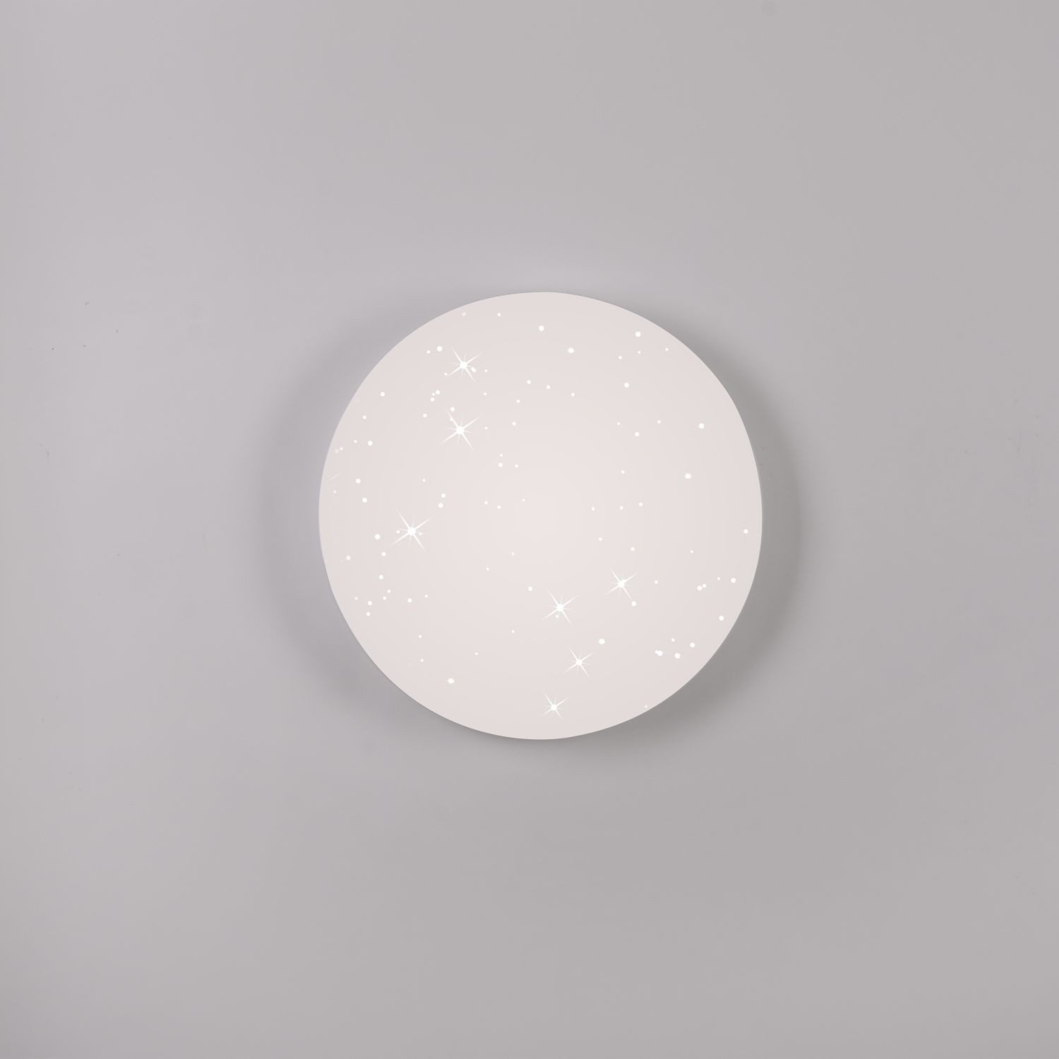 Licht-Erlebnisse Deckenleuchte VALKEN, LED fest integriert, Warmweiß, LED D: 34 cm rund Weiß warmweißes Licht 3000 K 2705 lm Modern