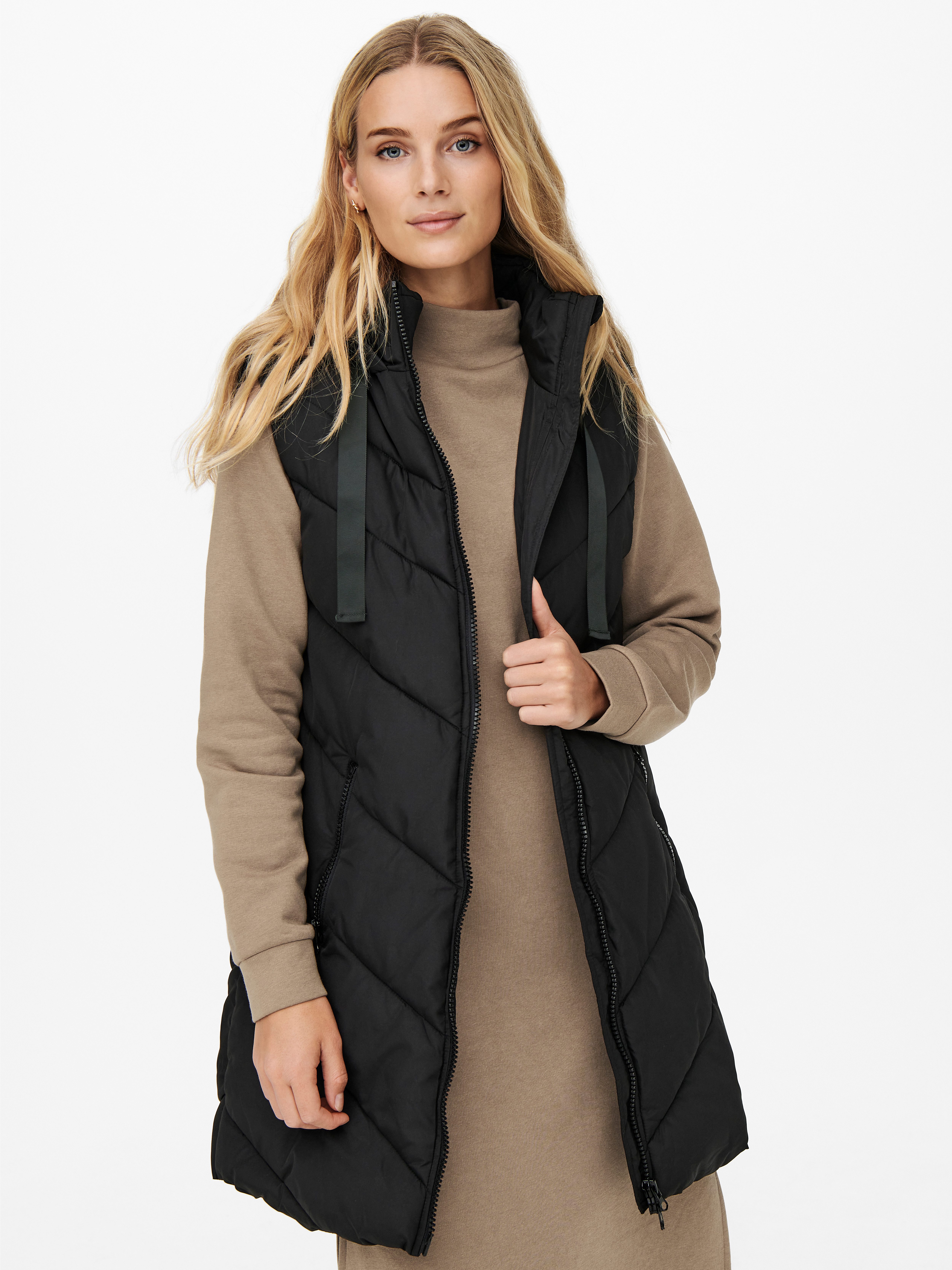 JDY Steppweste JDYSKYLAR LIFE HOOD WAISTCOAT günstig online kaufen