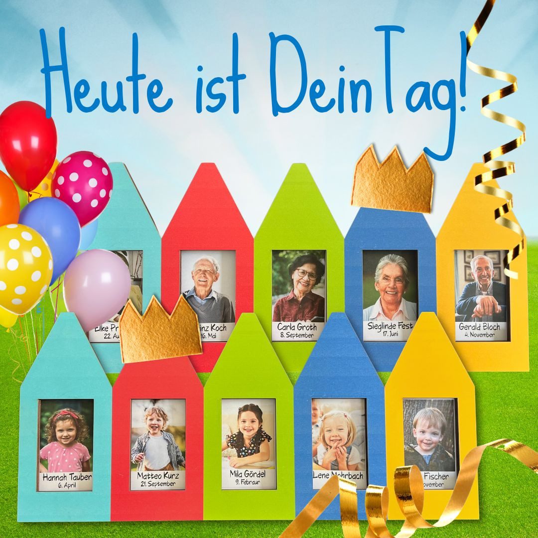 Jamso Design Geburtstagskalender Geburtstagskalender "Villa Kunterbunt"