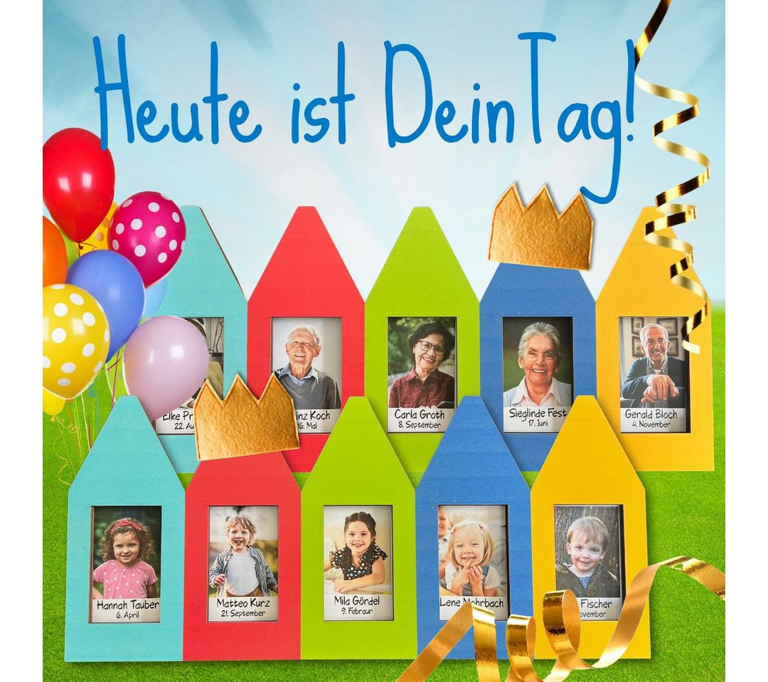 Thumbnail - Jamso Design Geburtstagskalender Geburtstagskalender "Villa Kunterbunt"