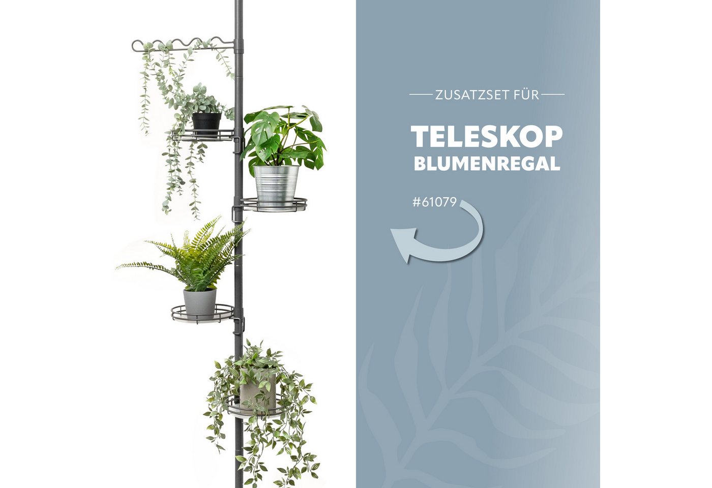 Thumbnail - bremermann Blumenständer Zusatz-Pflanzenteller für Teleskop-Blumenregal