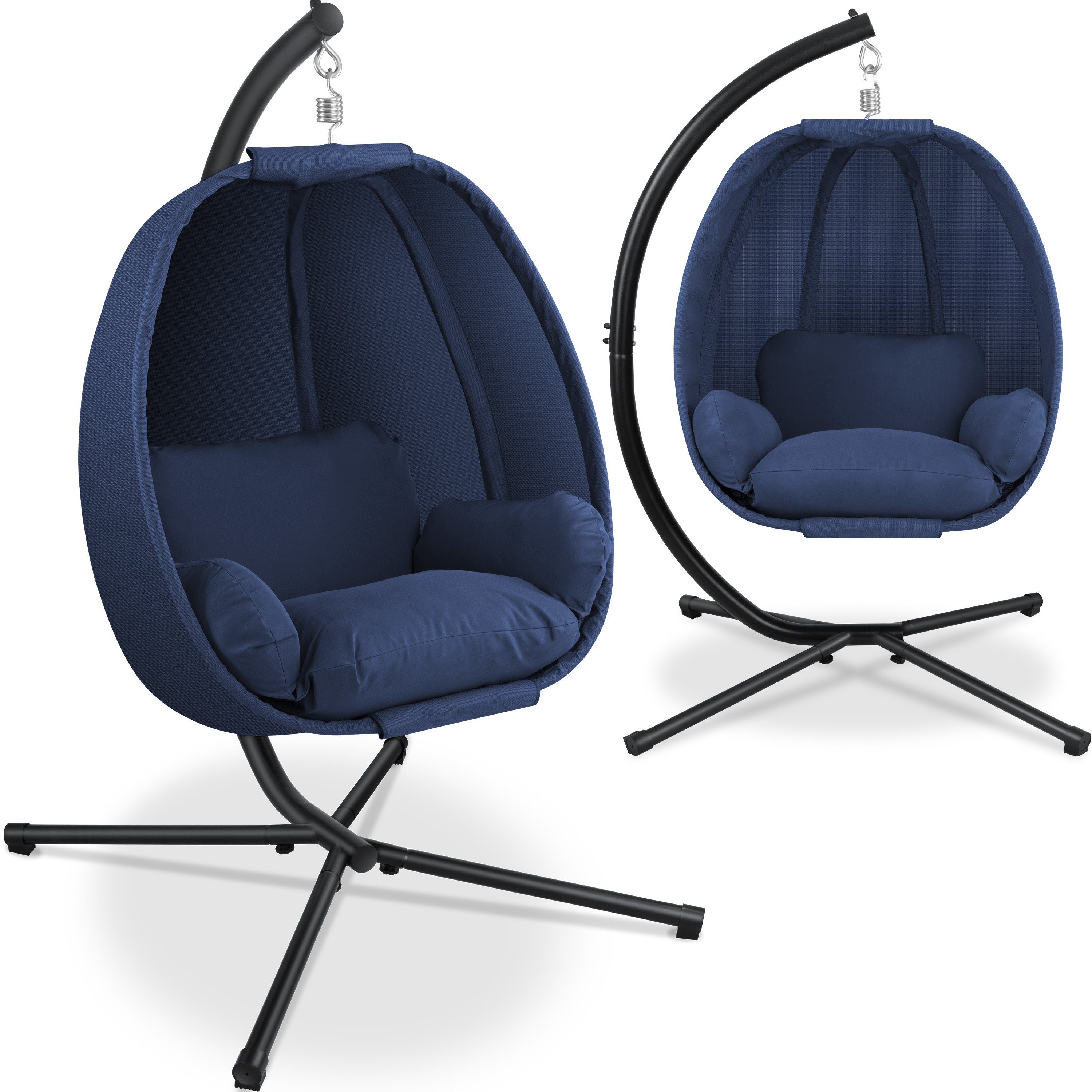 KESSER Подвесноые стулья, KESSER® Luxe Подвесноые стулья mit Gestell + weicher Sitzkissen