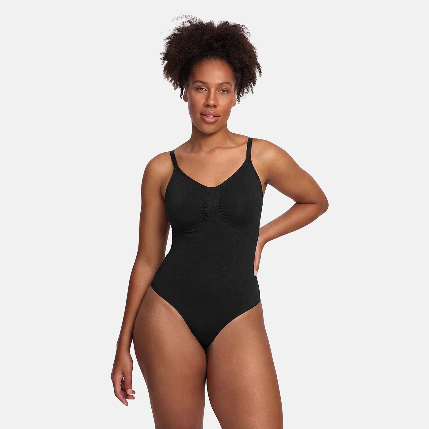 Shaping-Body Bodysuit Sculpting Shapewear mit Slip-Schwarz-XS