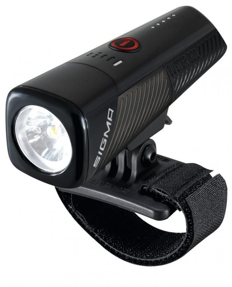 SIGMA Fahrradbeleuchtung Sigma LED-Helmlampe Buster 800HL schwarz