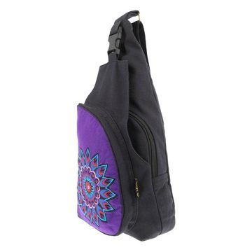 KUNST UND MAGIE Schultertasche Kunst&Magie Slingbag Hippie Bodybag Schultertasche Mandala Rucksack M