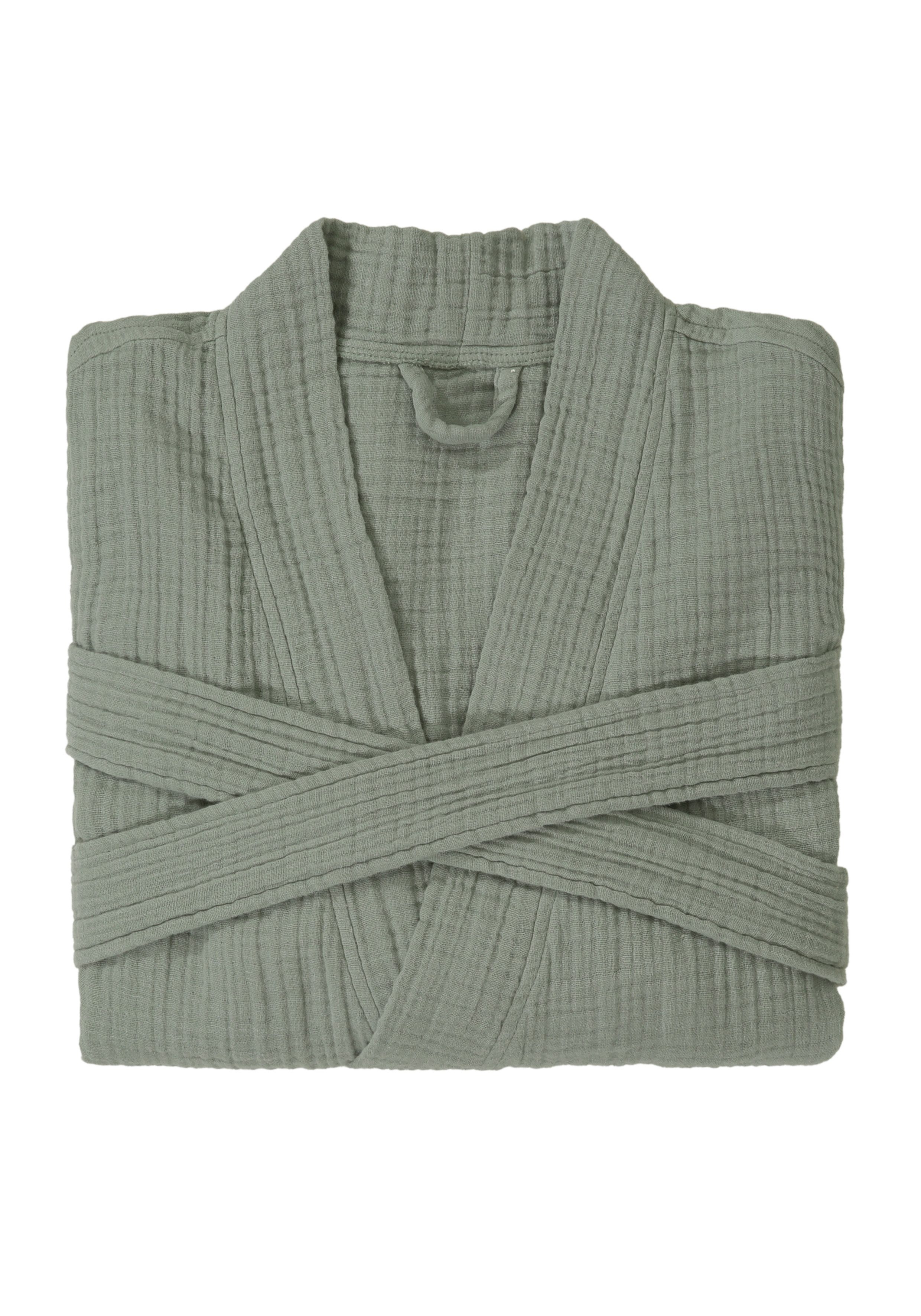 my home Bademantel Juna Musselin, ideal günstig online kaufen