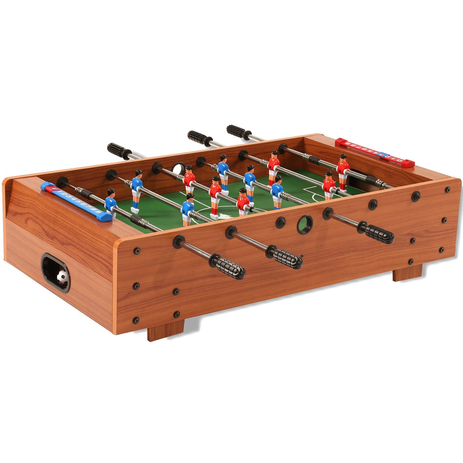 Bandito Kickertisch "Mini-Kicker", in holzoptik und schwarz erhätlich