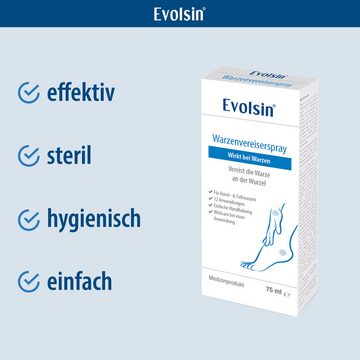 Evolsin Warzen-Vereisungsspray Evolsin® Warzenvereiser Spray bei gewöhnlichen Warzen & Dornwarzen, gegen Warzen & Dornwarzen