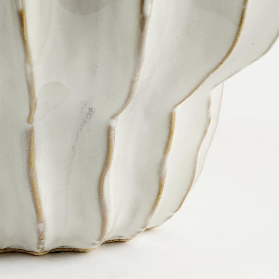 Mica Decorations Dekovase Mica Vase Altea off white Keramik Ø 24,5 x 28 cm