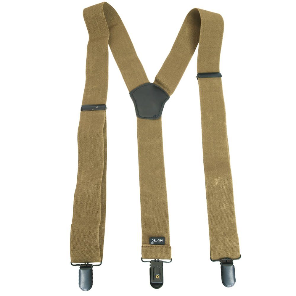 Ledergürtel US Hosenträger mit Clip