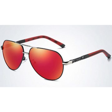 FIDDY Sonnenbrille Polarisierte Unisex-Sonnenbrille, Outdoor-Fahrradbrille (1-St) Toad-Linsenunterstützungsserie, Farbfilm-Angelbrille