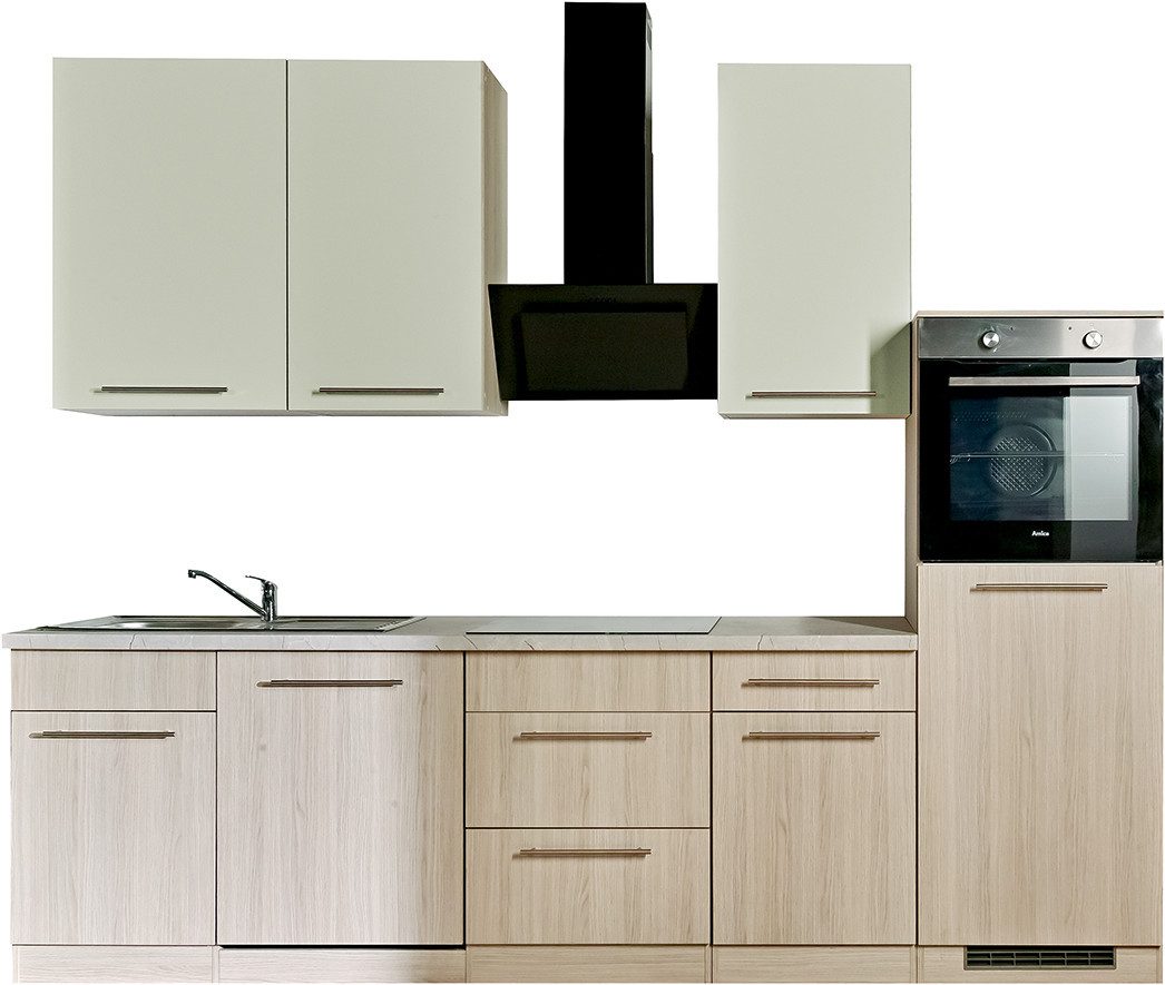 wiho Küchen Küche Filo, wahlweise mit E-Geräten, Breite 280 cm