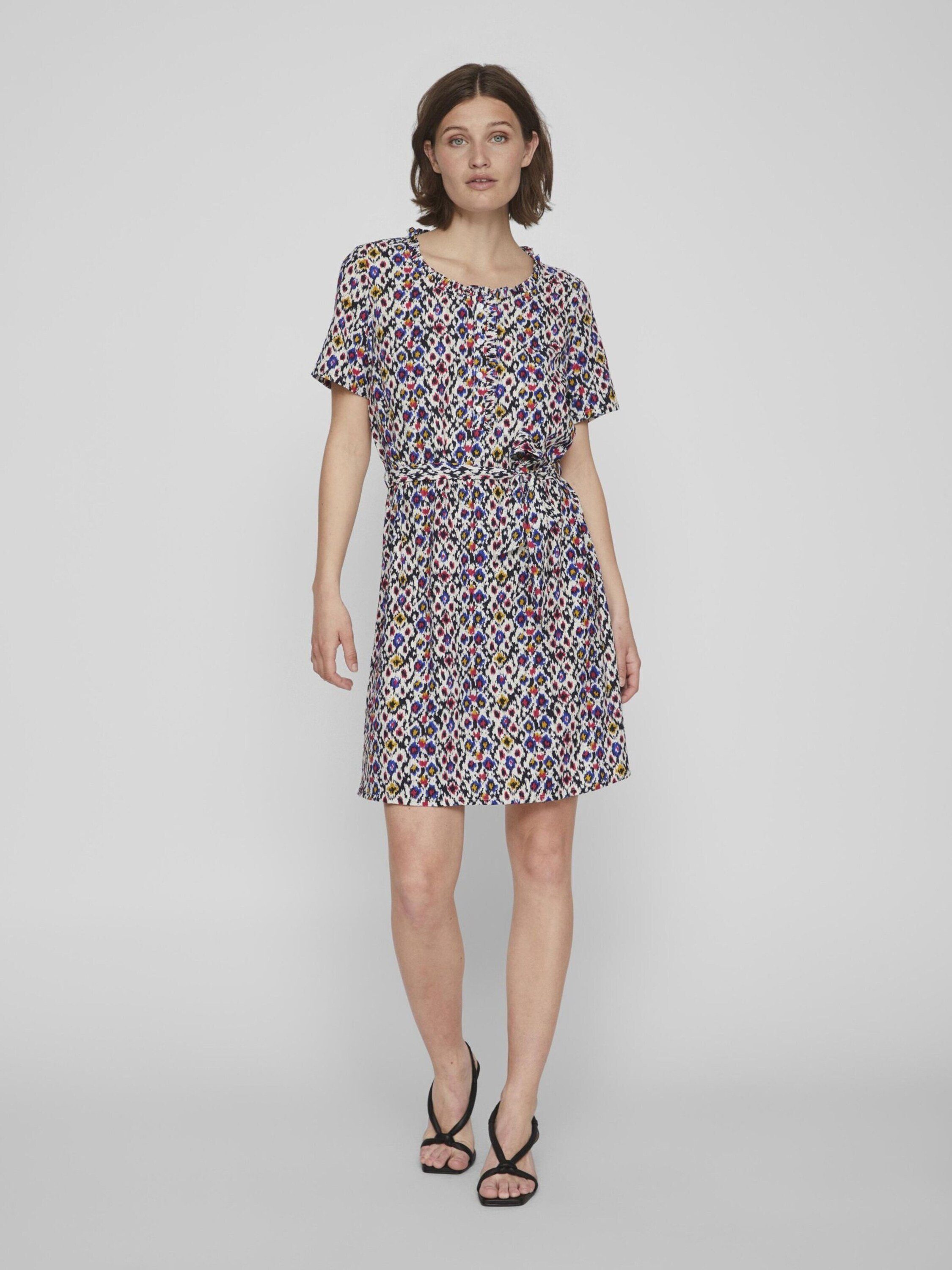 Vila Blusenkleid Sille (1-tlg) Rüschen