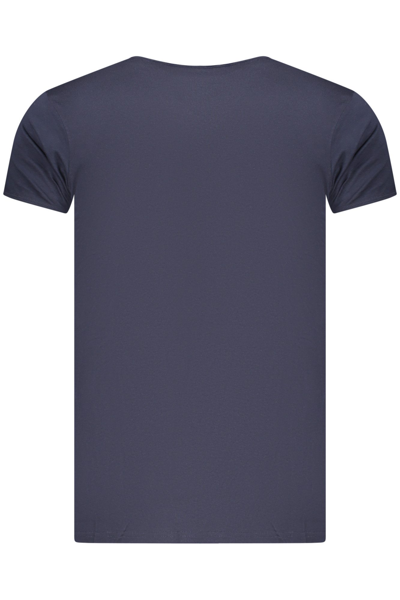 Cavalli Class T-Shirt Herren Kurzarm T-Shirt Blau mit Print und
